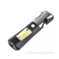 OEM -kleuren Outdoor Survival Kit Hamer+mes+haak Emergency Multi -gereedschap LED zaklamp Magnetisch fakkellicht